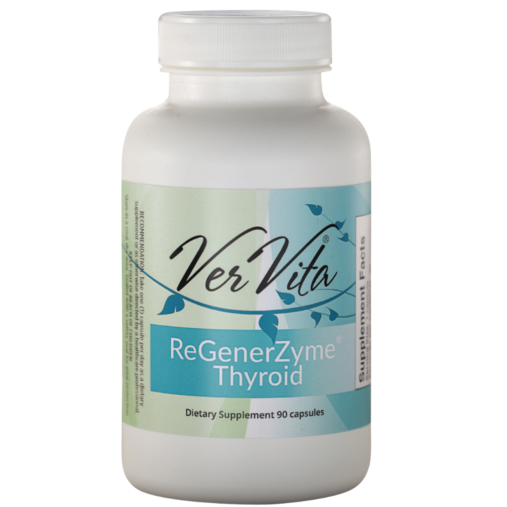 VerVita ReGenerZyme Thyroid bottle