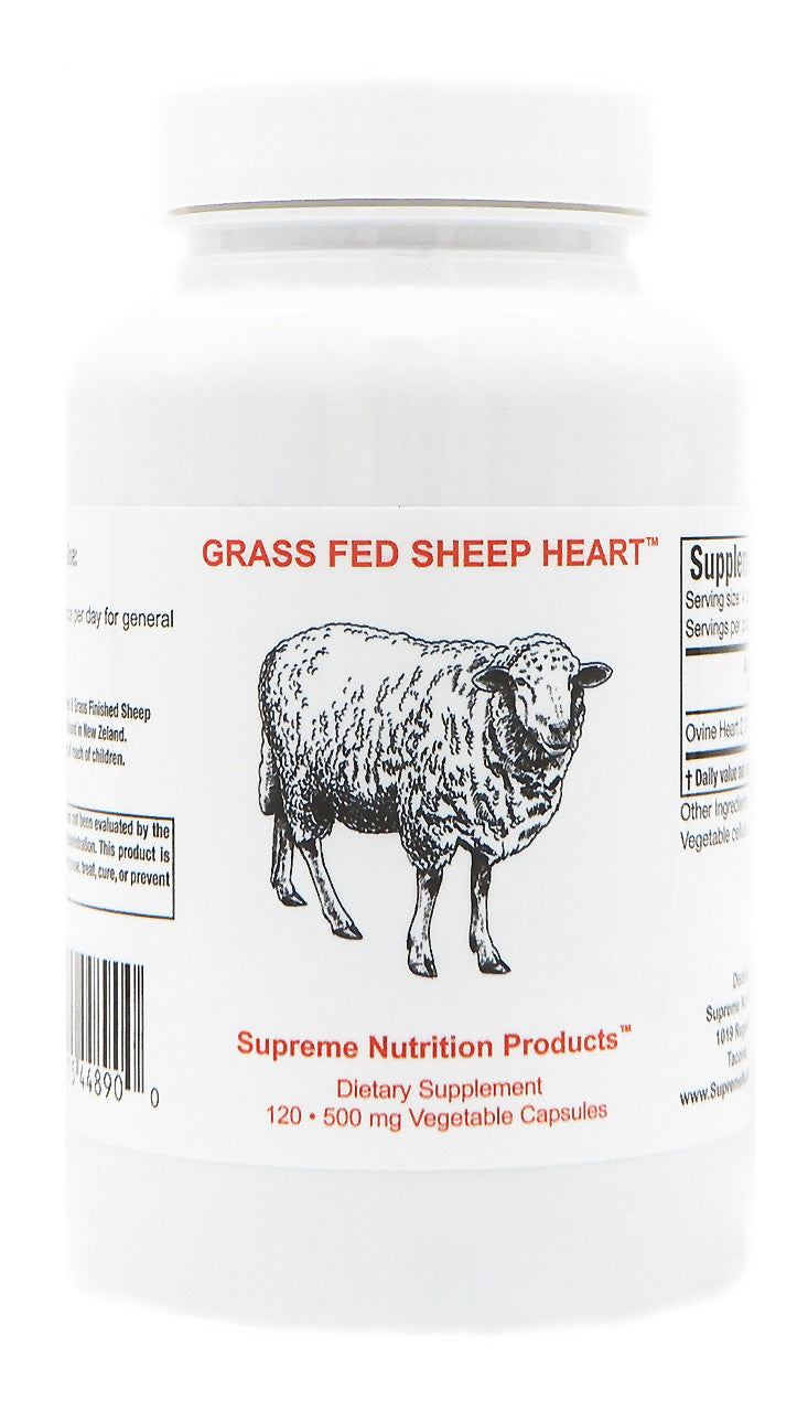 Grass Fed Sheep Heart bottle