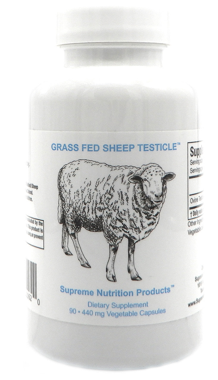 Grass Fed Sheep Testicle bottle