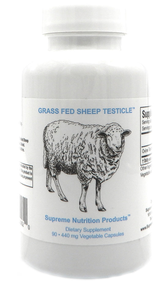 Grass Fed Sheep Testicle bottle