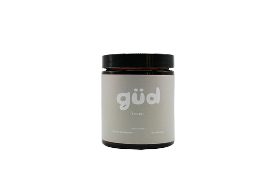 GÜD for ALL multivitamin bottle